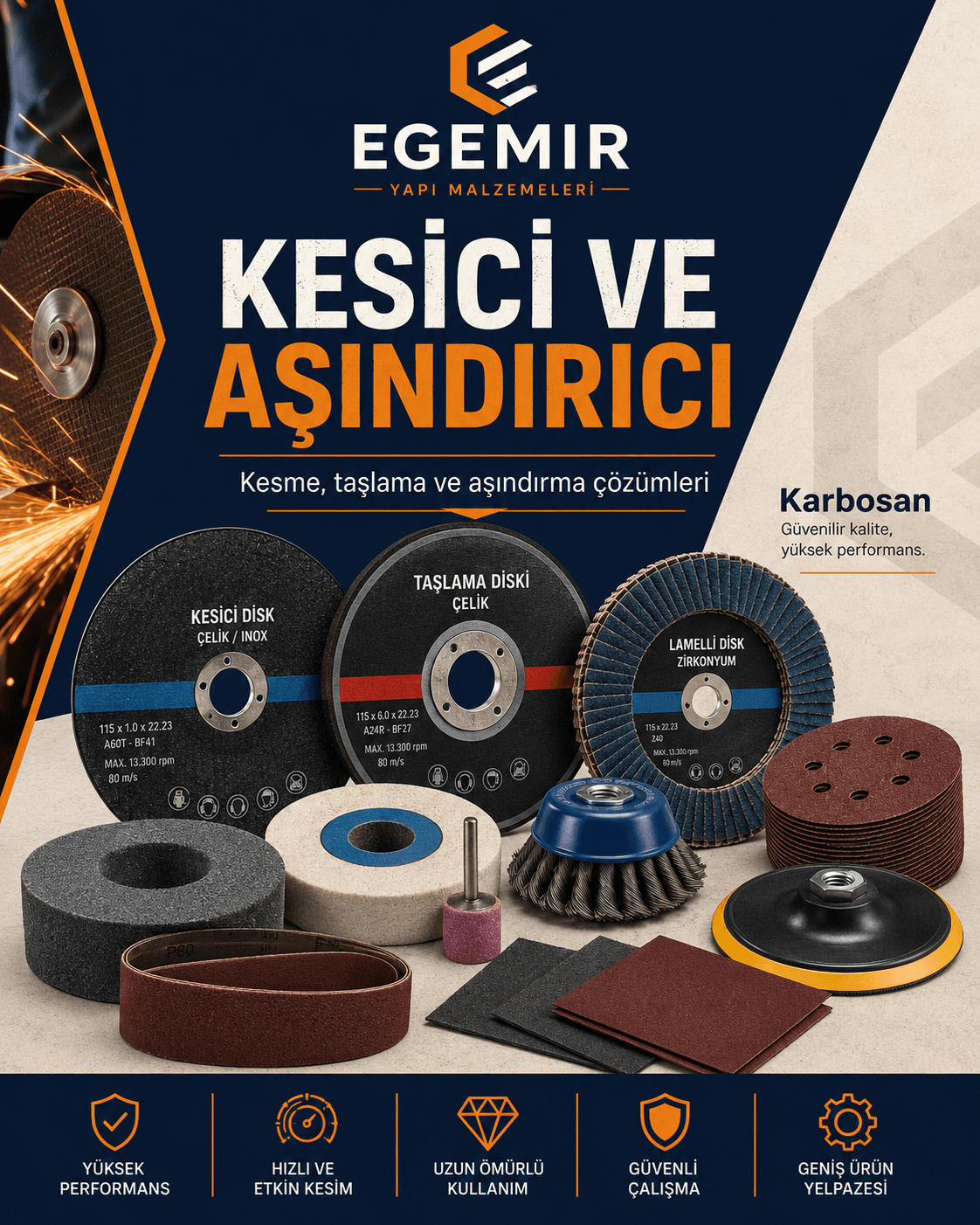 Karbosan Kesme Diskleri ürün görseli